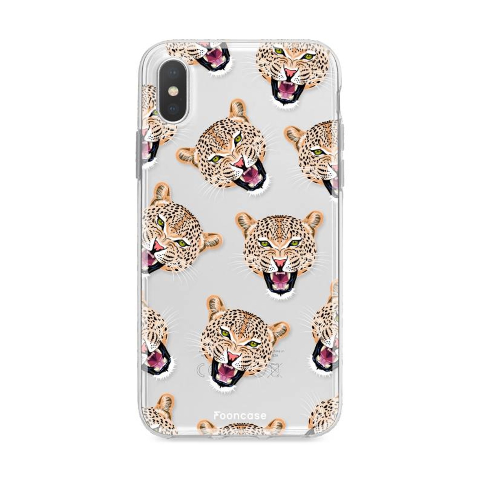 FOONCASE Iphone X Case - Cheeky Leopard