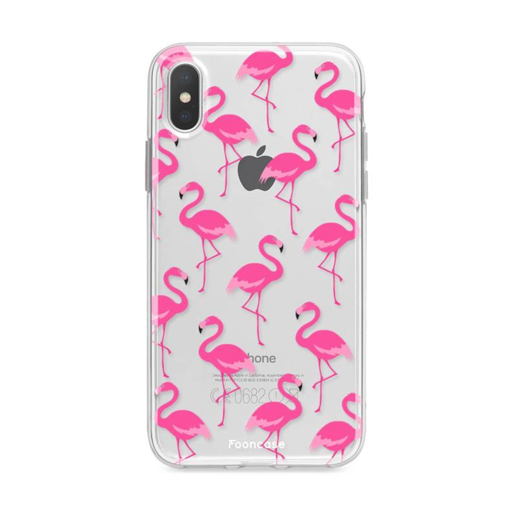 FOONCASE Iphone X Handyhülle - Flamingo