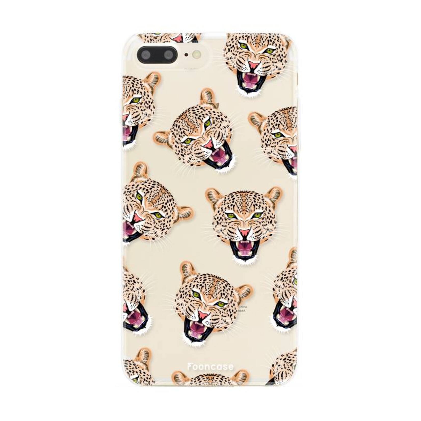FOONCASE Iphone 8 Plus Handyhülle - Cheeky Leopard