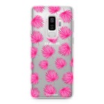 FOONCASE Samsung Galaxy S9 Plus - Foglie rosa