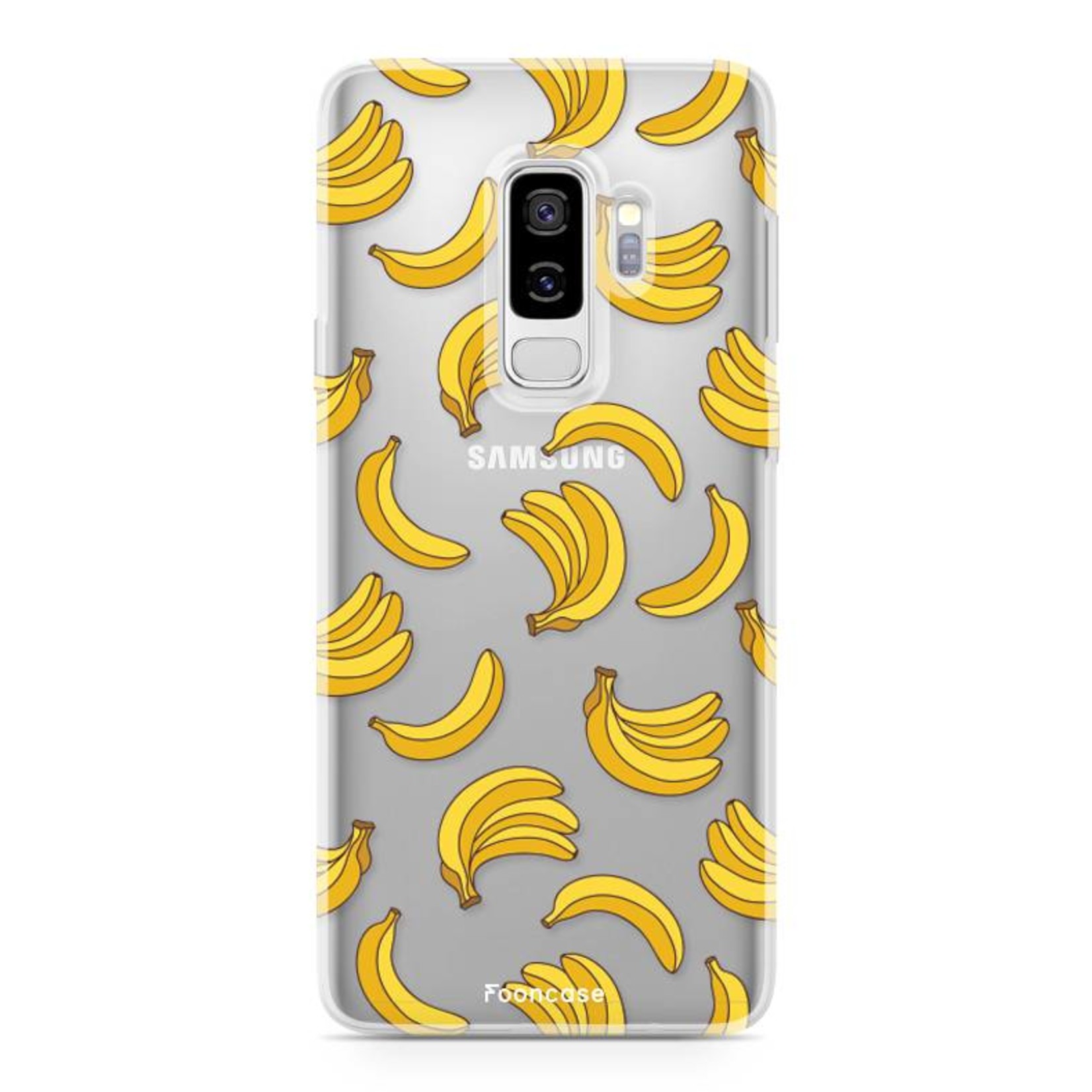 FOONCASE Samsung Galaxy S9 Plus Cover - Bananas