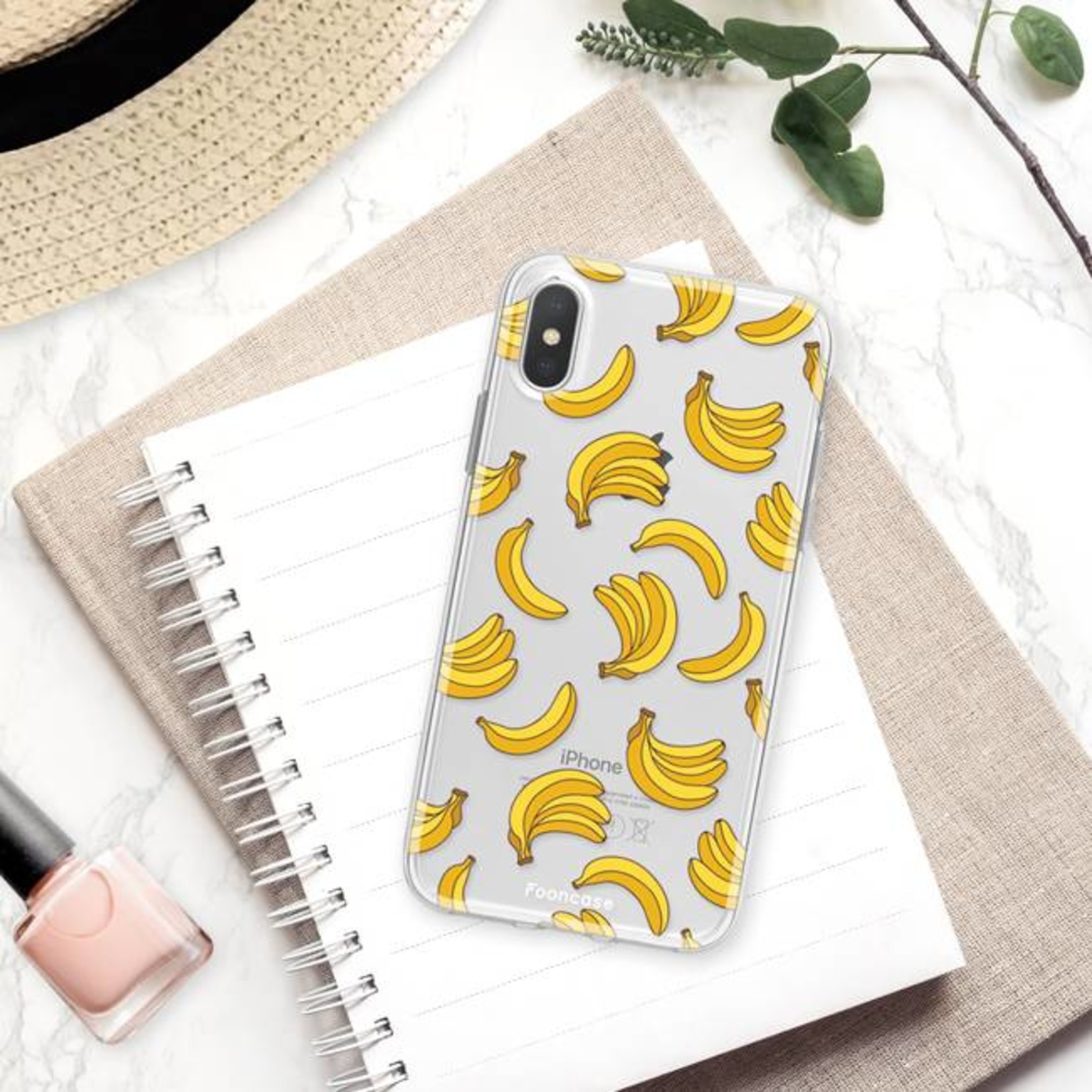 FOONCASE Iphone XS Handyhülle - Bananas