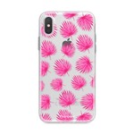 FOONCASE Iphone XS - Pink leaves