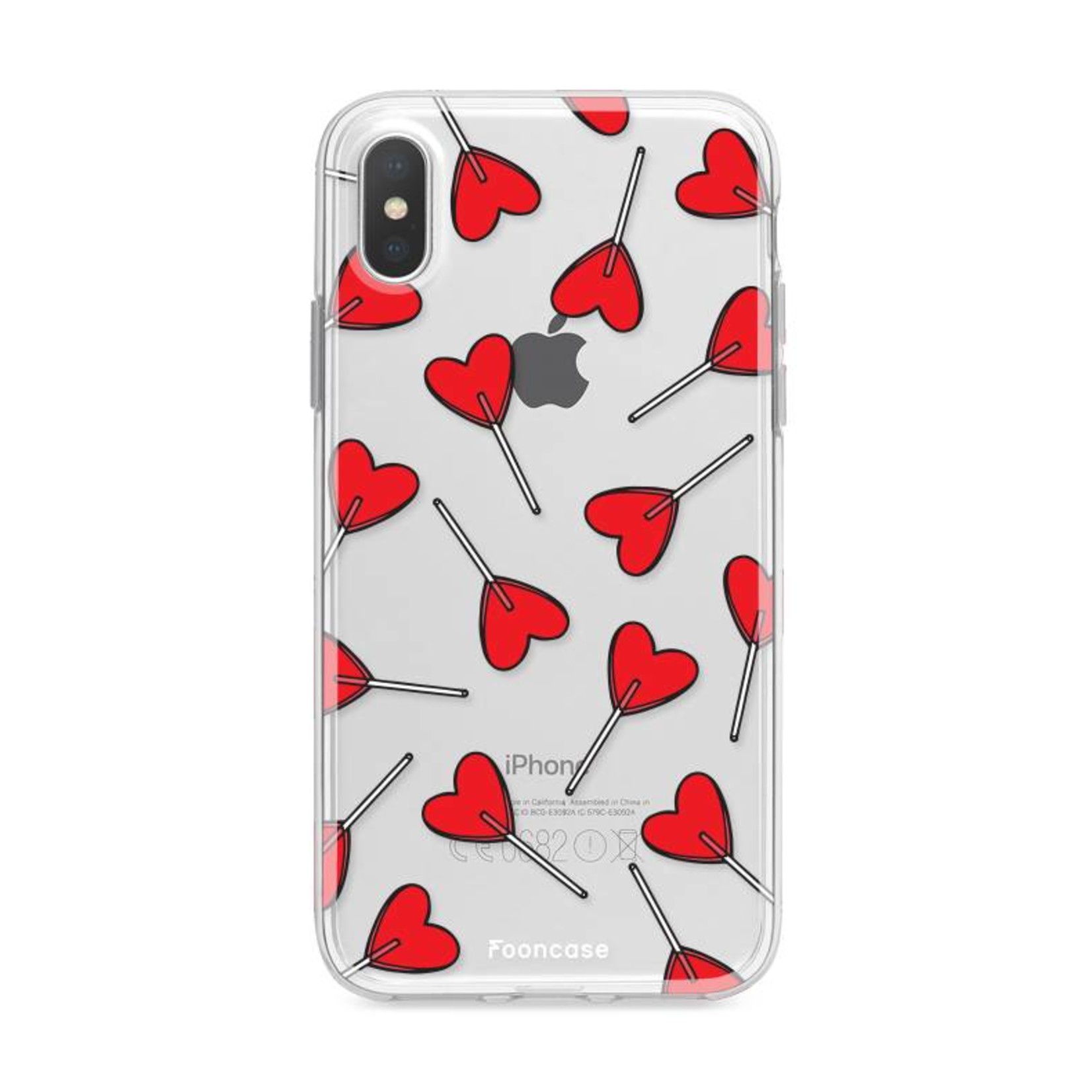 FOONCASE Iphone XS Handyhülle - Love Pop