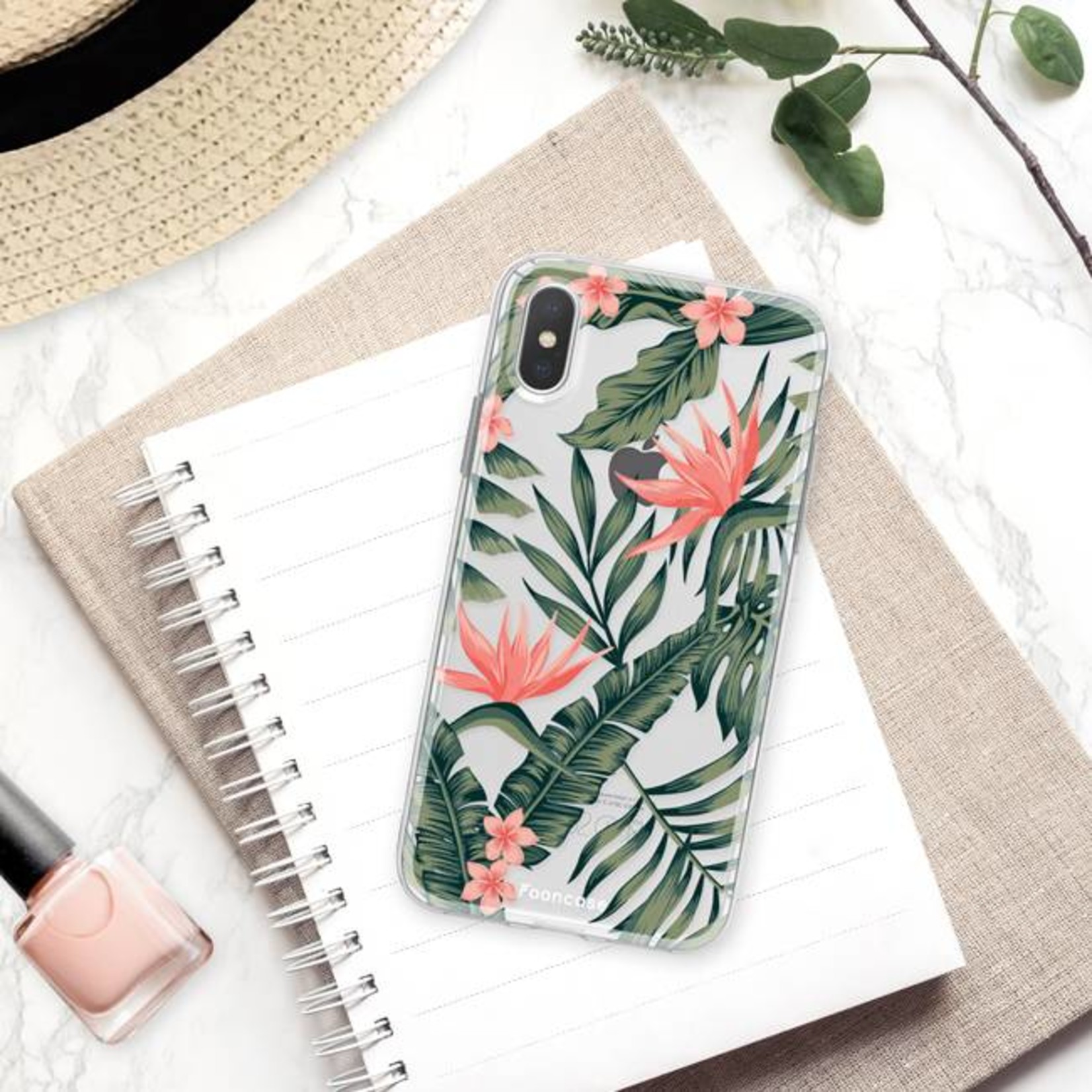 FOONCASE Iphone XS Cover - Tropical Desire