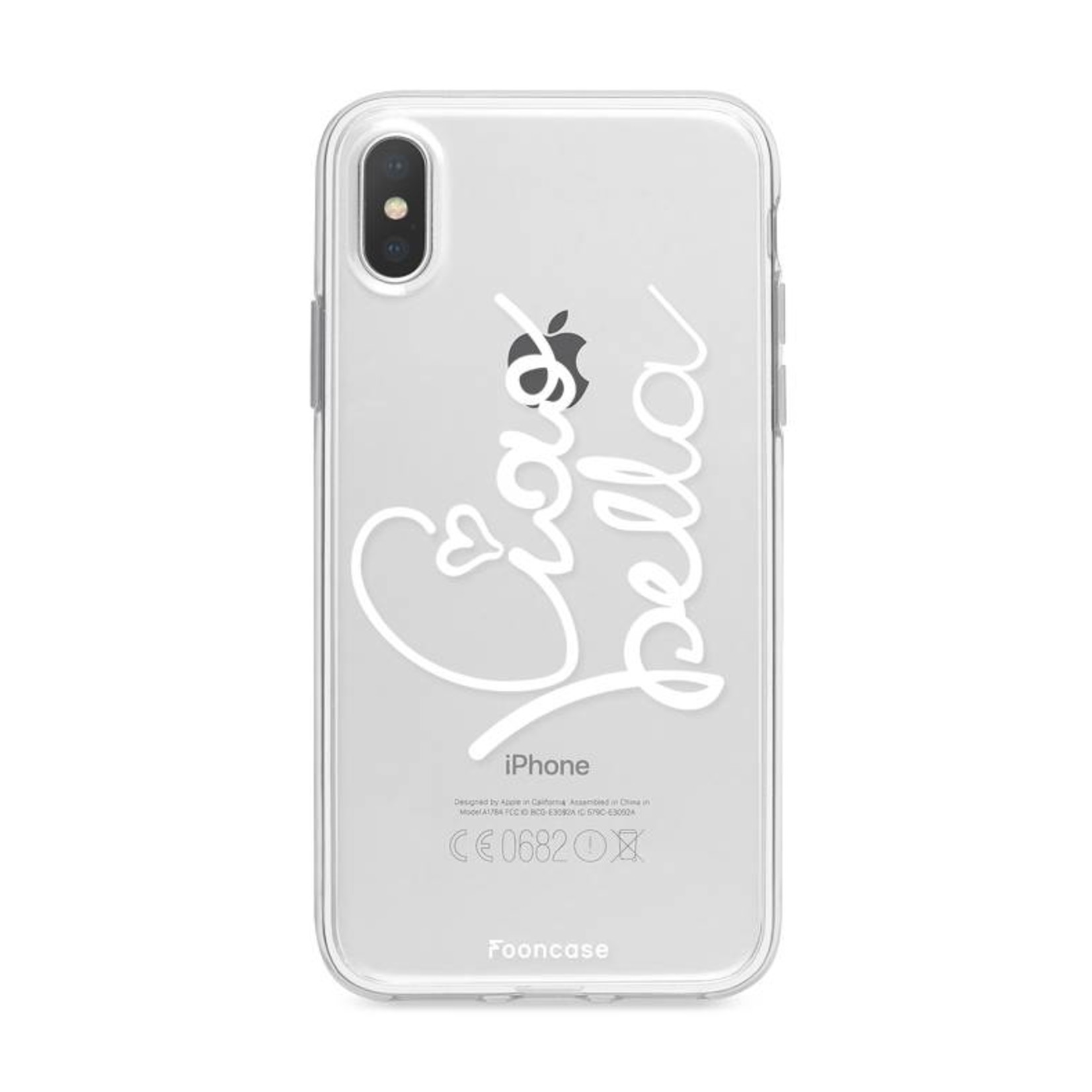 FOONCASE iPhone XS Max hoesje TPU Soft Case - Back Cover - Ciao Bella!
