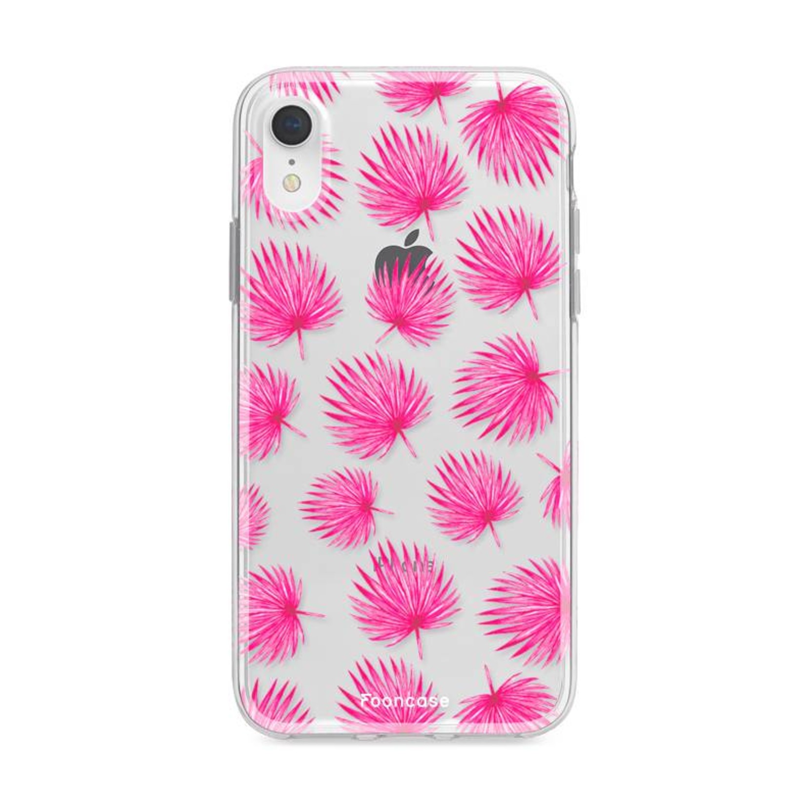 FOONCASE Iphone XR Case - Pink leaves