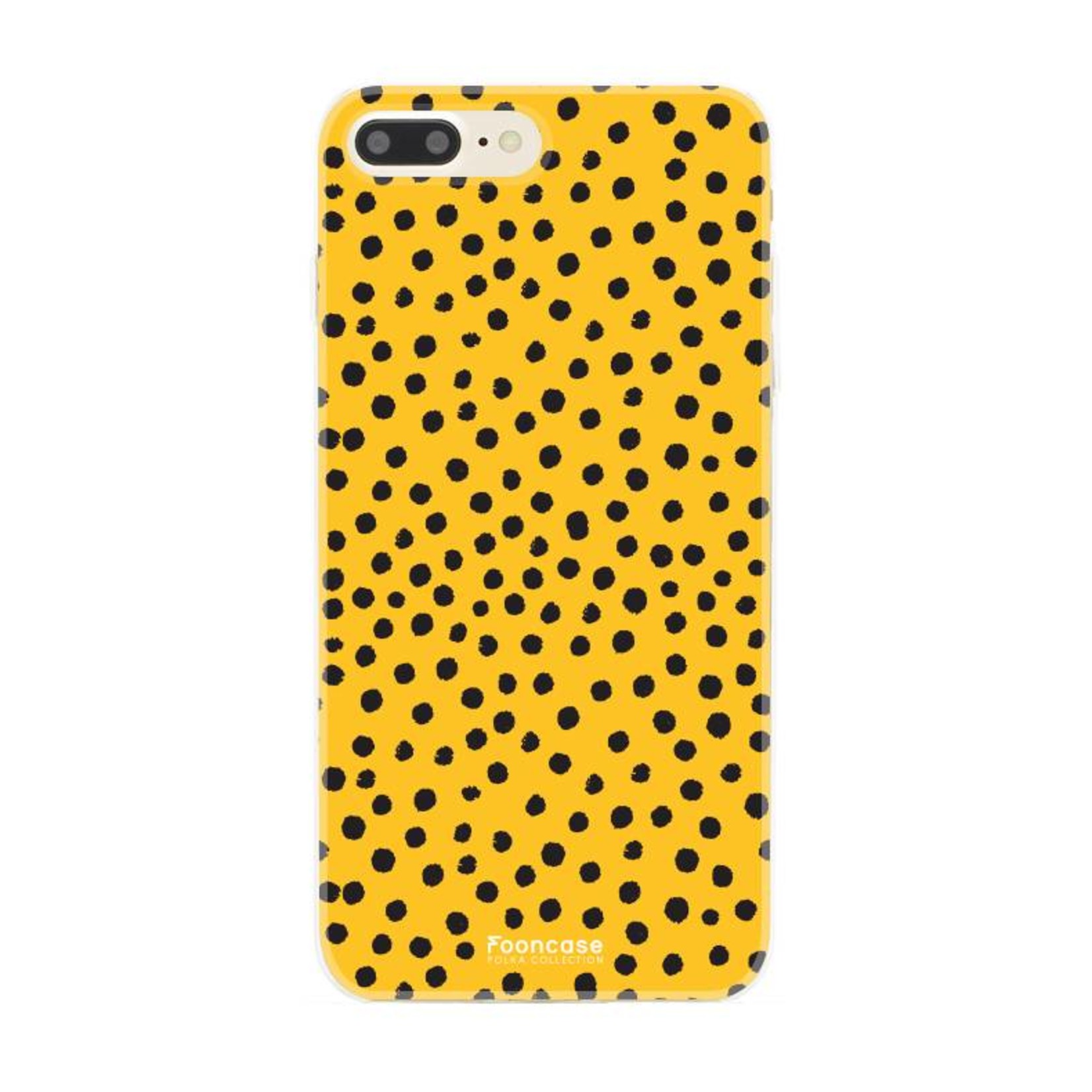 FOONCASE Iphone 7 Plus - POLKA COLLECTION / Giallo ocra