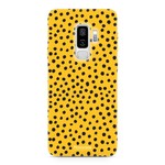 FOONCASE Samsung Galaxy S9 Plus - POLKA COLLECTION / Giallo ocra