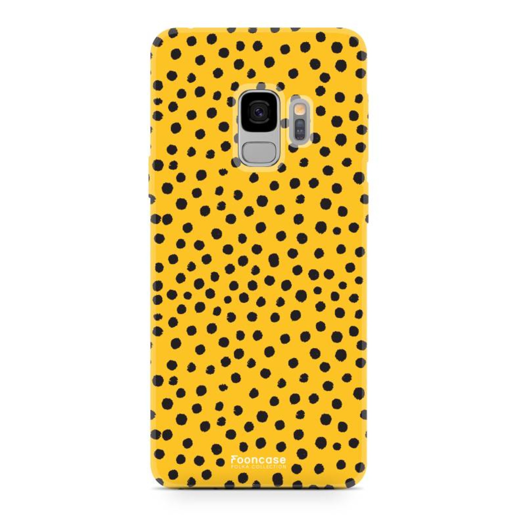 FOONCASE Samsung Galaxy S9 - POLKA COLLECTION / Ocher Yellow