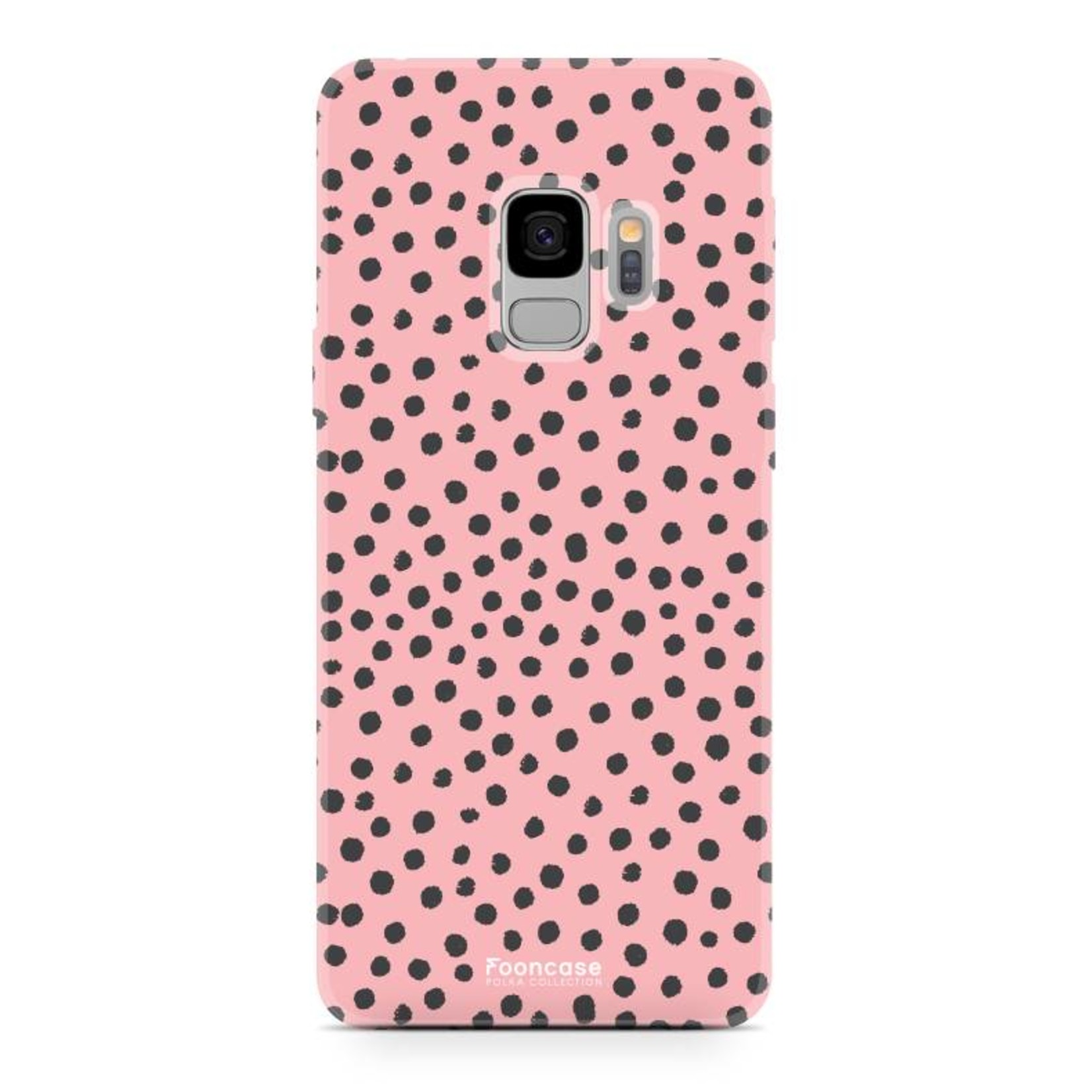 FOONCASE Samsung Galaxy S9 - POLKA COLLECTION / Pink