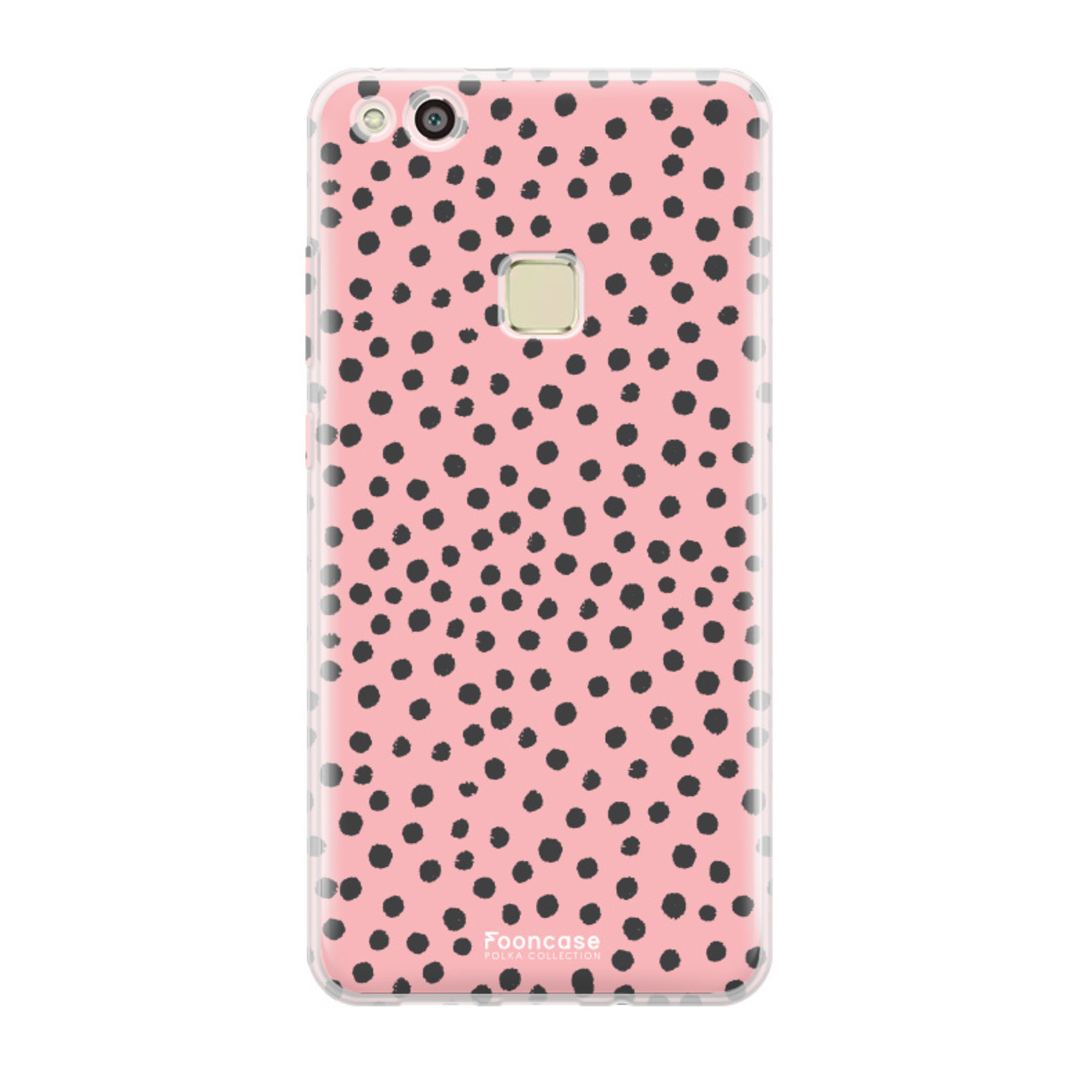 FOONCASE Huawei P10 Lite - POLKA COLLECTION / Pink