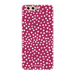 FOONCASE Huawei P10 - POLKA COLLECTION / Rood