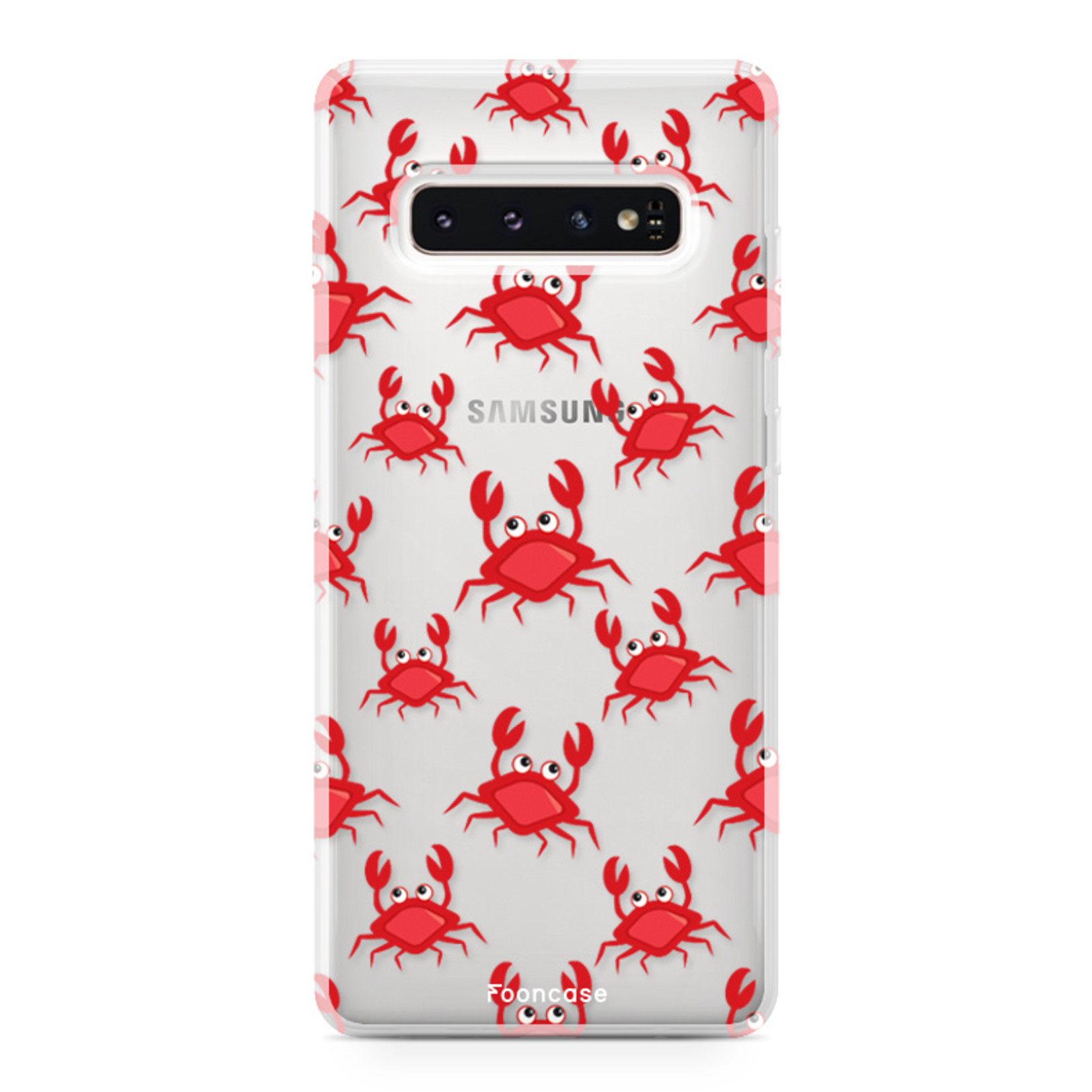 FOONCASE Samsung Galaxy S10 Plus Handyhülle - Krabben