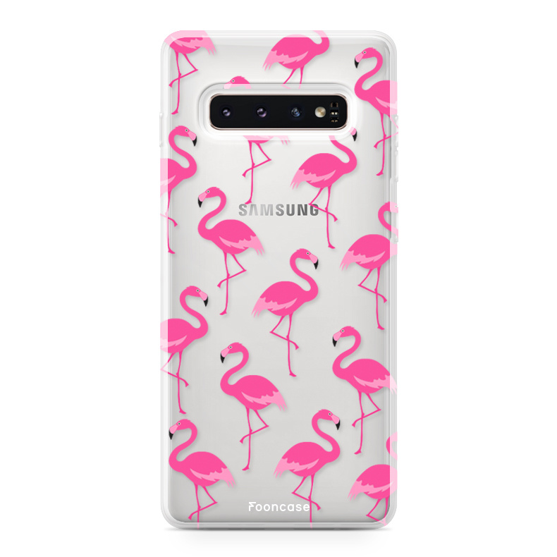 Omgekeerde woordenboek Politieagent FOONCASE | Flamingo telefoonhoesje | Samsung S10+ - FOONCASE - Your fave  case store!