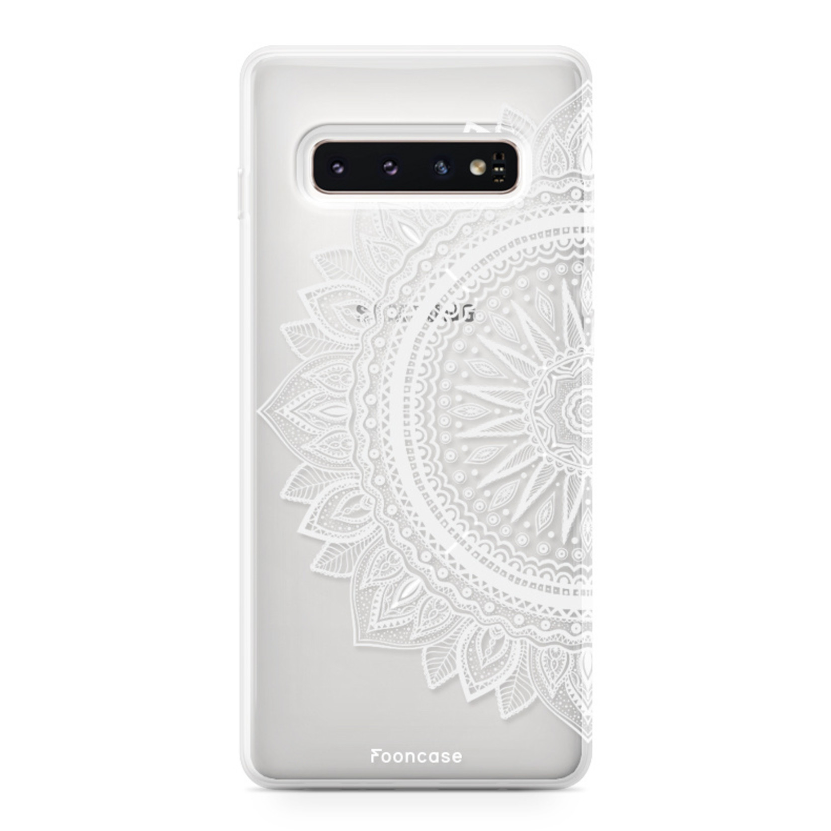 FOONCASE Samsung Galaxy S10 hoesje TPU Soft Case - Back Cover - Mandala / Ibiza