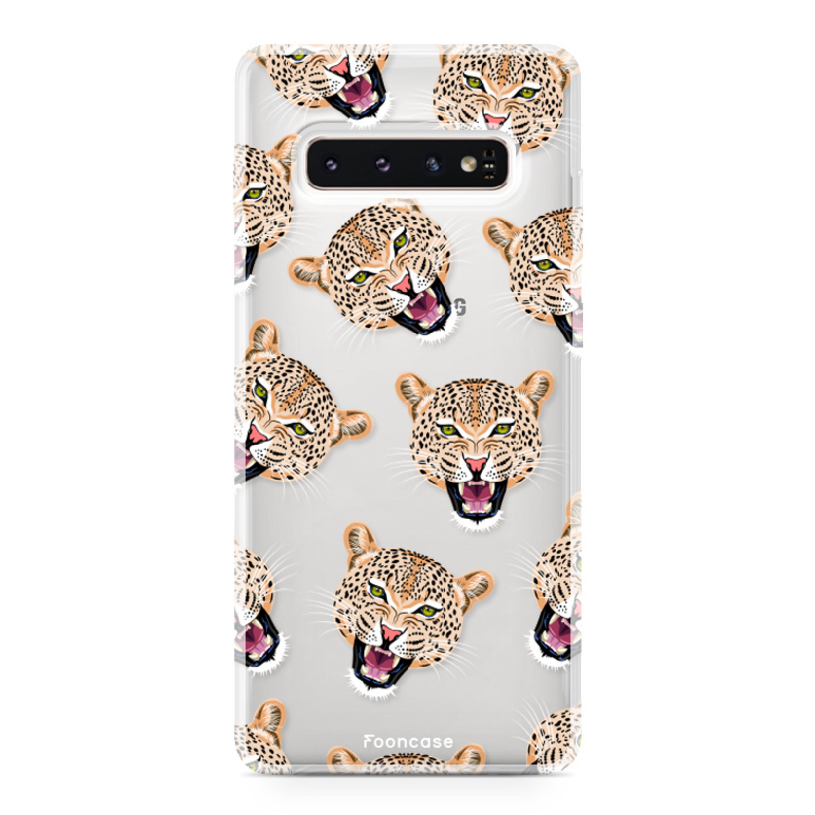 FOONCASE Samsung Galaxy S10 Case - Cheeky Leopard