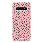 FOONCASE Samsung Galaxy S10 - POLKA COLLECTION / Pink