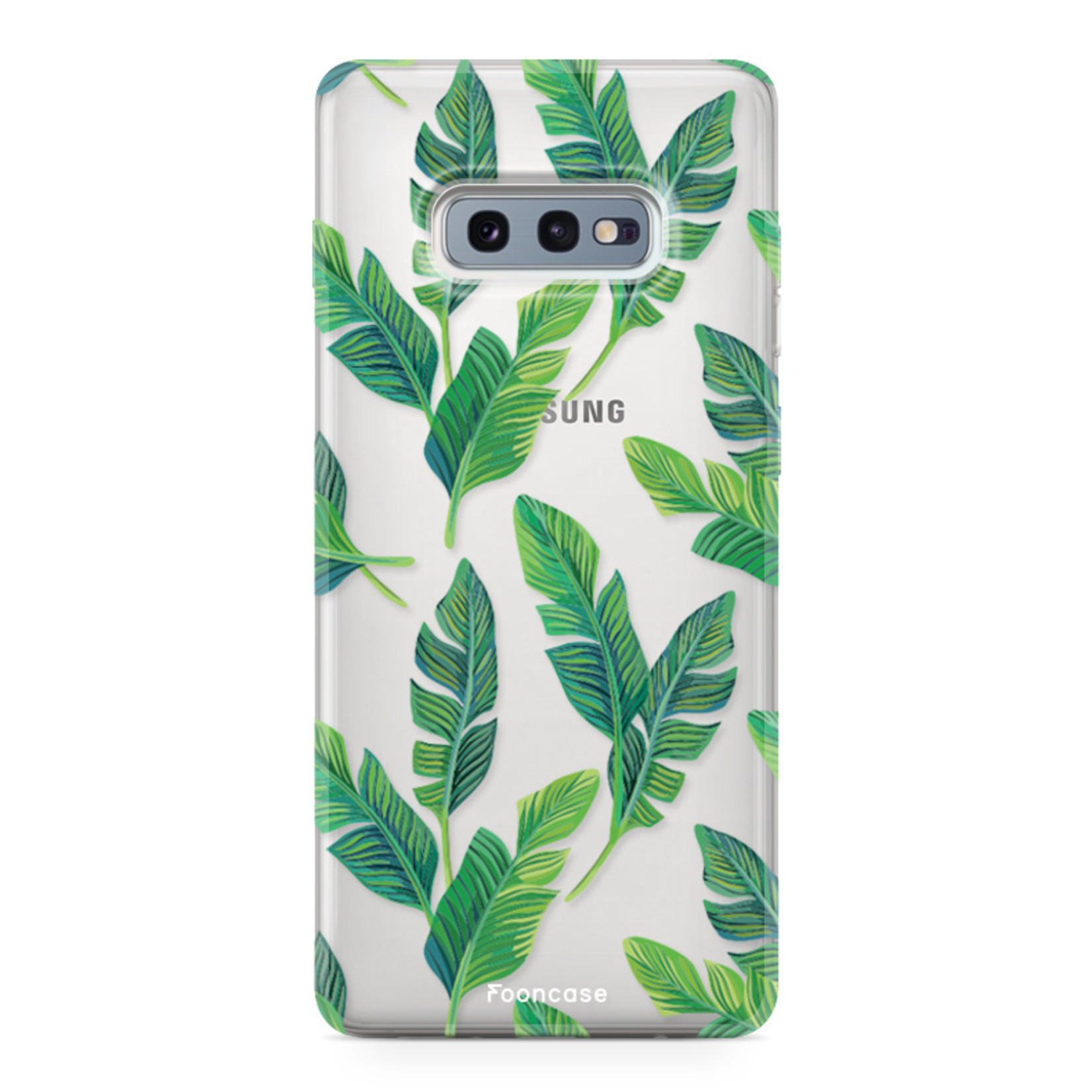 FOONCASE Samsung Galaxy S10e Case - Banana leaves