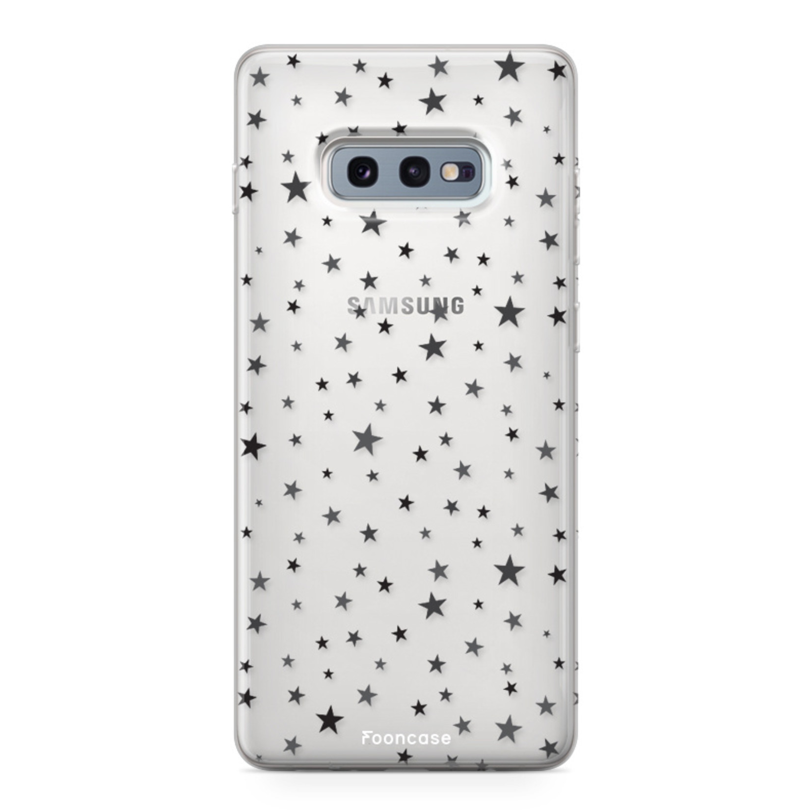 FOONCASE Samsung Galaxy S10e hoesje TPU Soft Case - Back Cover - Stars / Sterretjes