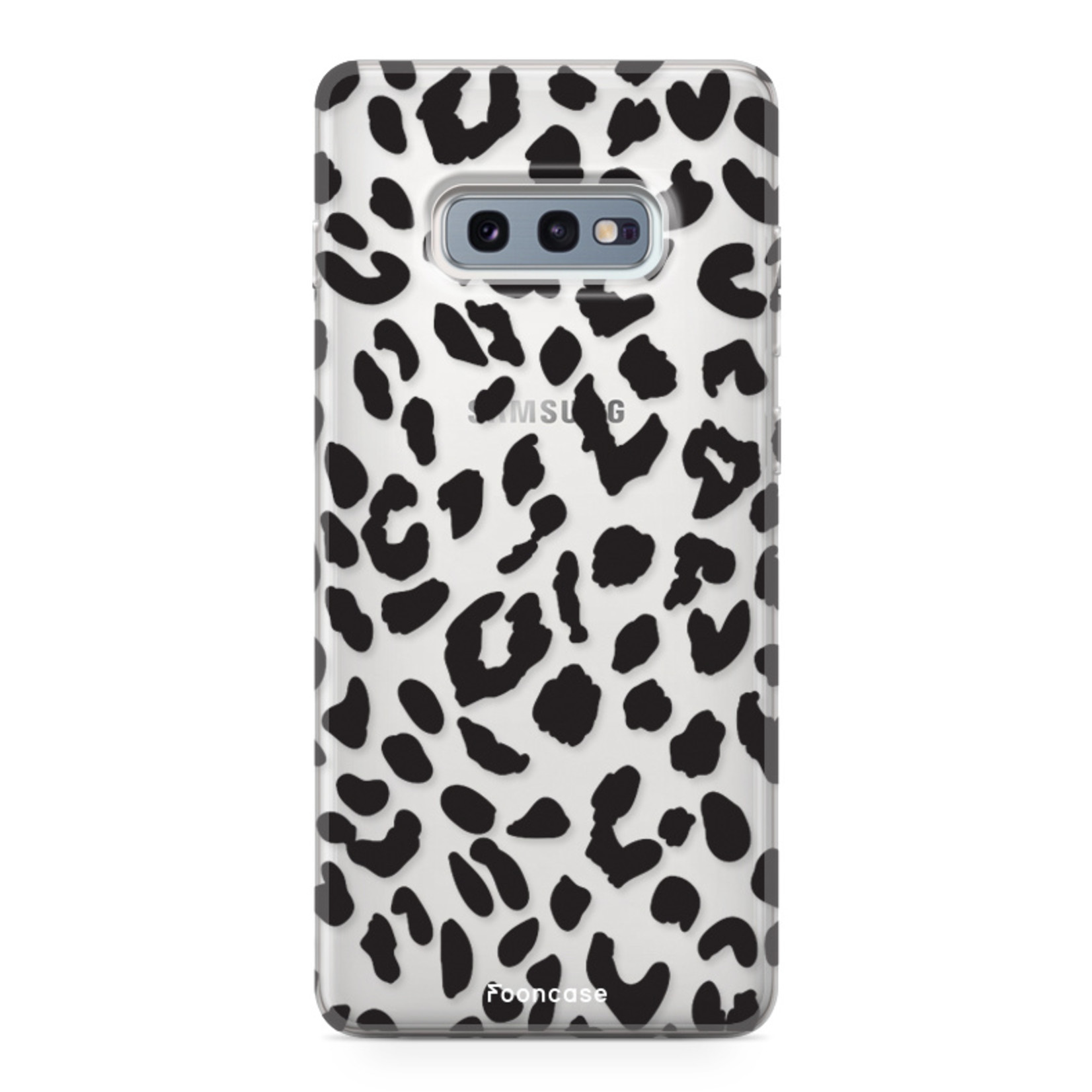 FOONCASE Samsung Galaxy S10e hoesje TPU Soft Case - Back Cover - Luipaard / Leopard print