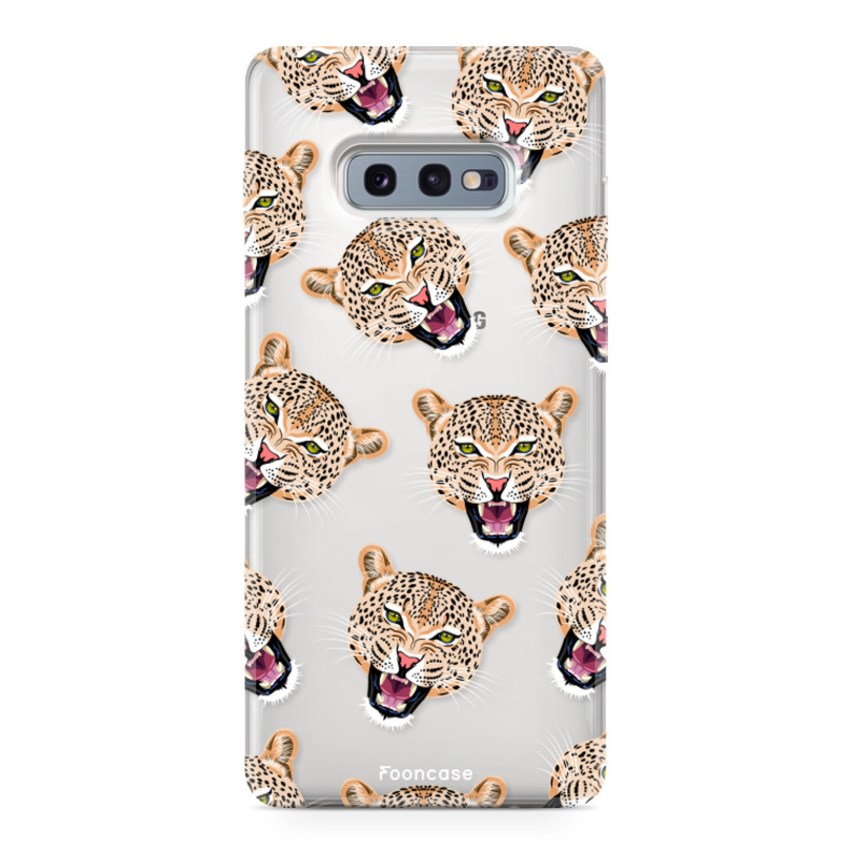 FOONCASE Samsung Galaxy S10e Cover - Cheeky Leopard