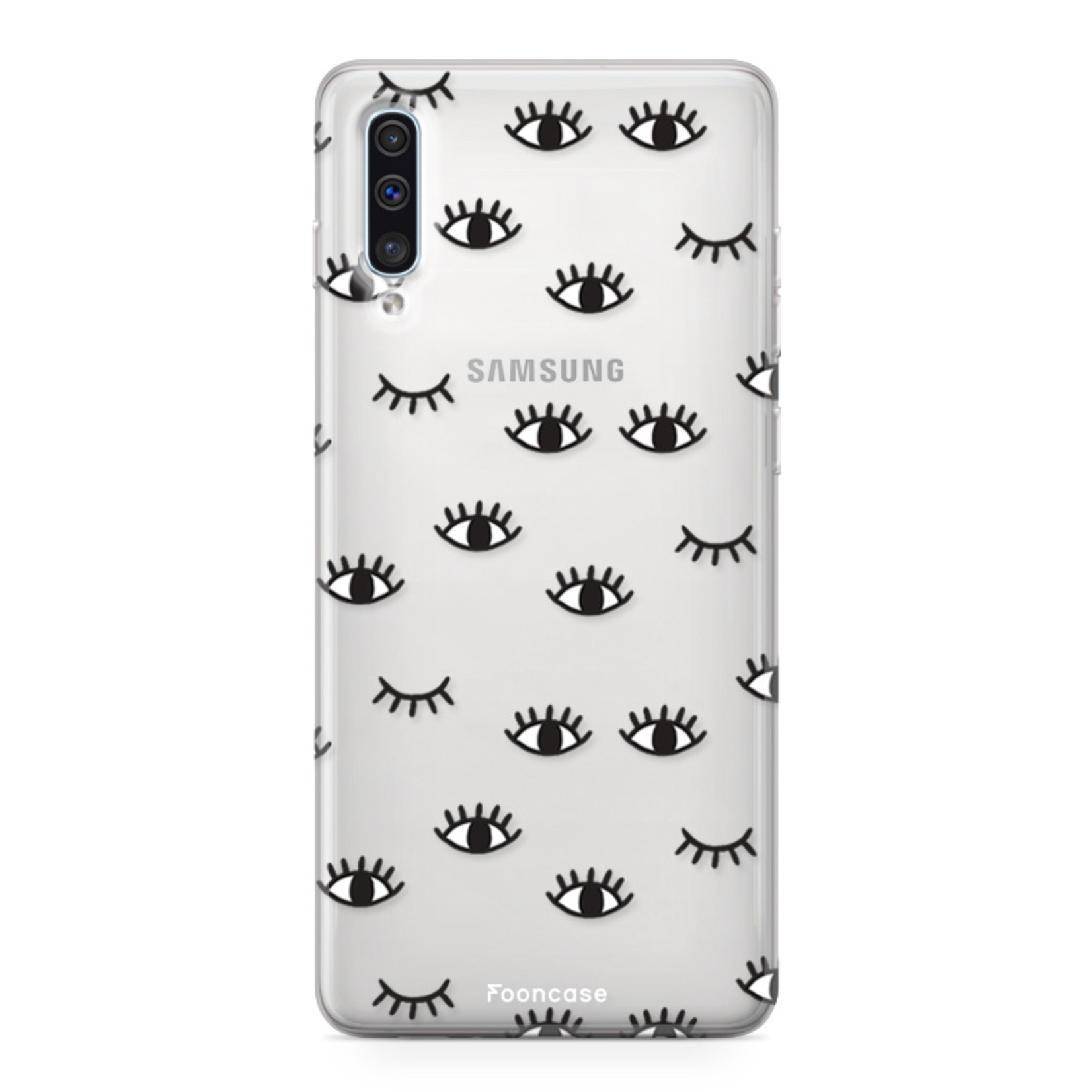 FOONCASE Samsung Galaxy A50 Cover - Eyes