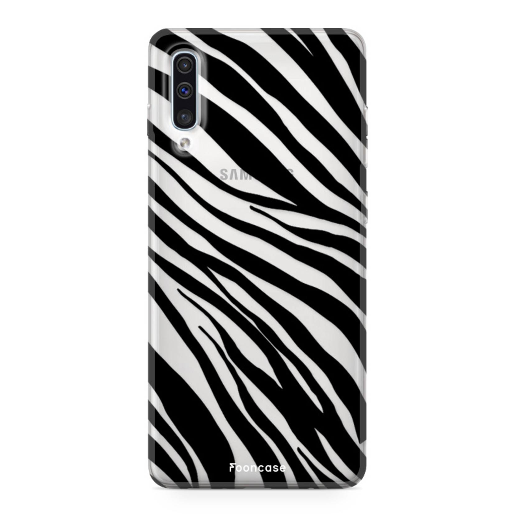 FOONCASE Samsung Galaxy A50 Cover - Zebra