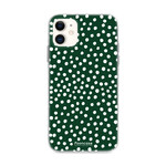 FOONCASE Iphone 11 - POLKA COLLECTION / Dark green