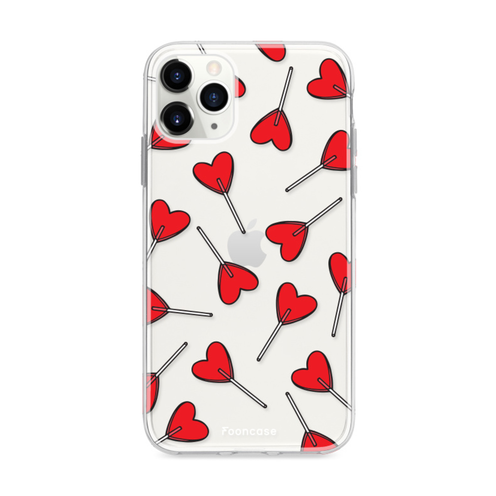 FOONCASE iPhone 11 Pro Max hoesje TPU Soft Case - Back Cover - Love Pop