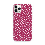 FOONCASE IPhone 11 Pro Max - POLKA COLLECTION / Bordò Rosso