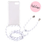 FOONCASE Iphone 8 - Festicase White (Phone case with cord)
