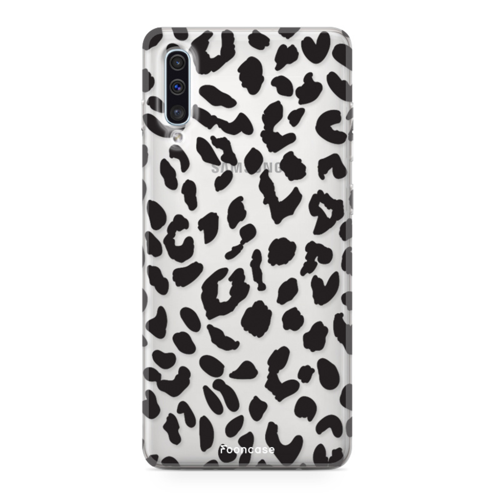 Samsung Galaxy A70 hoesje TPU Soft Case - Back Cover - Luipaard / Leopard print
