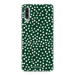 Samsung Galaxy A70 - POLKA COLLECTION / Dark green