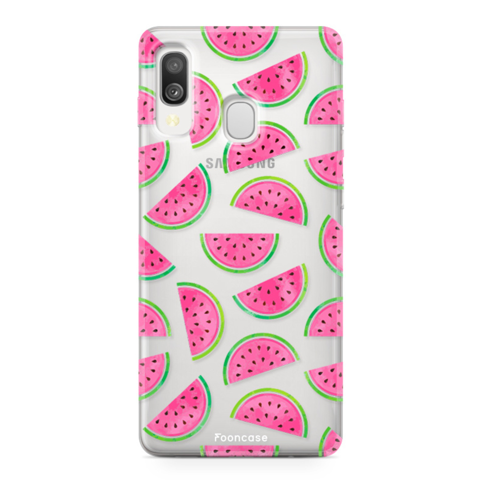 Samsung Galaxy A40 hoesje TPU Soft Case - Back Cover - Watermeloen