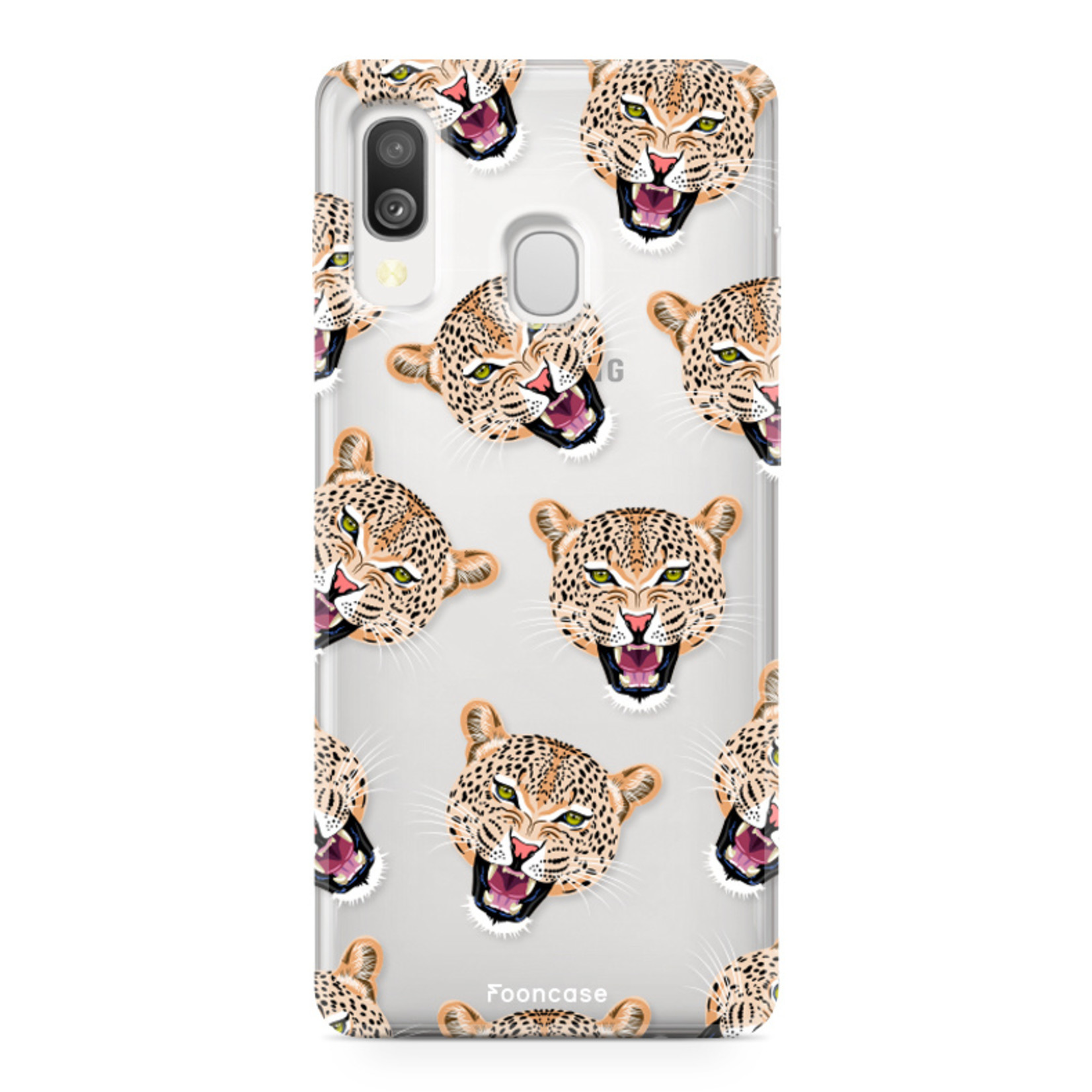 Samsung Galaxy A40 Case - Cheeky Leopard