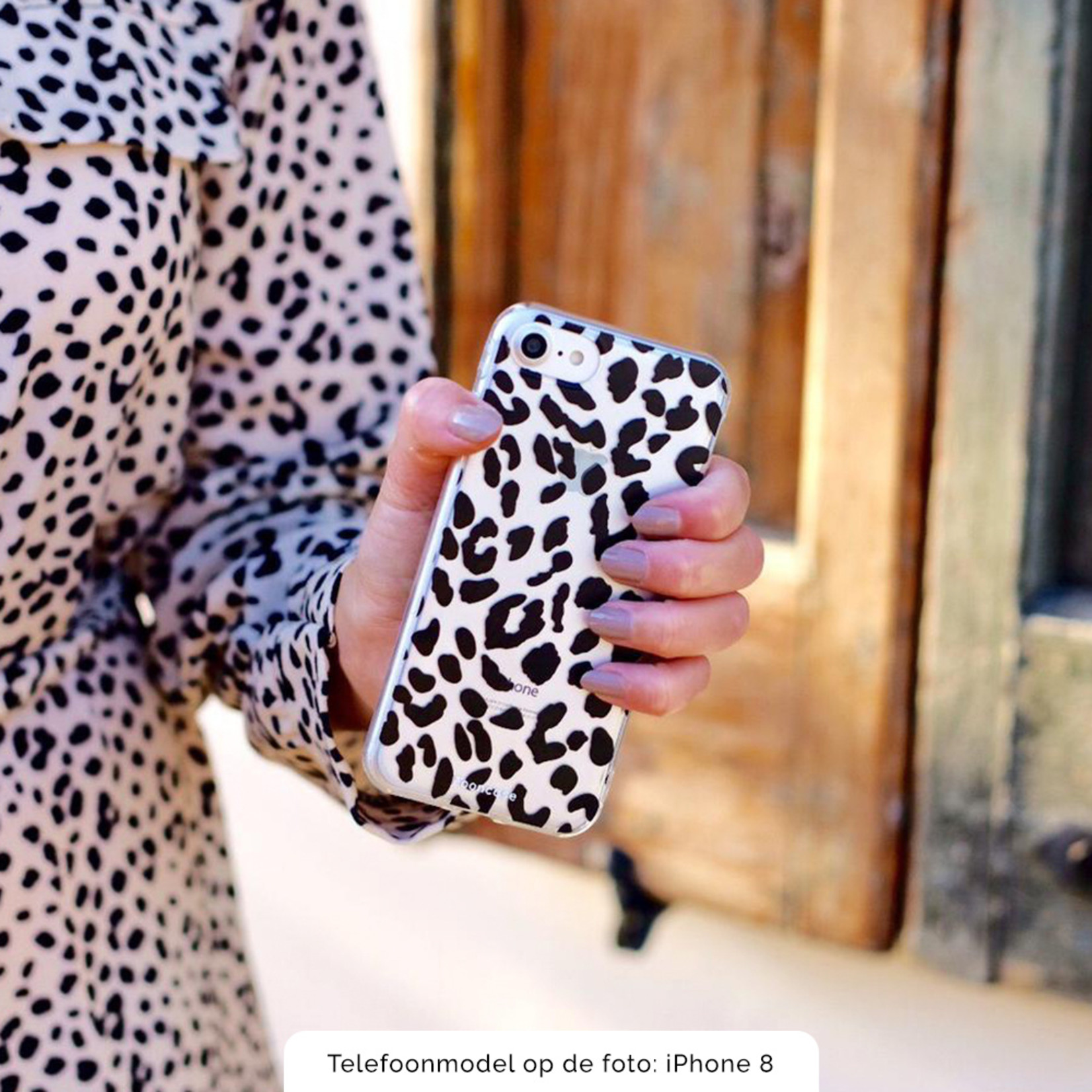 FOONCASE Fooncase Hoesje Geschikt voor Huawei P10 Lite - Shockproof Case - Back Cover / Soft Case - Luipaard / Leopard print