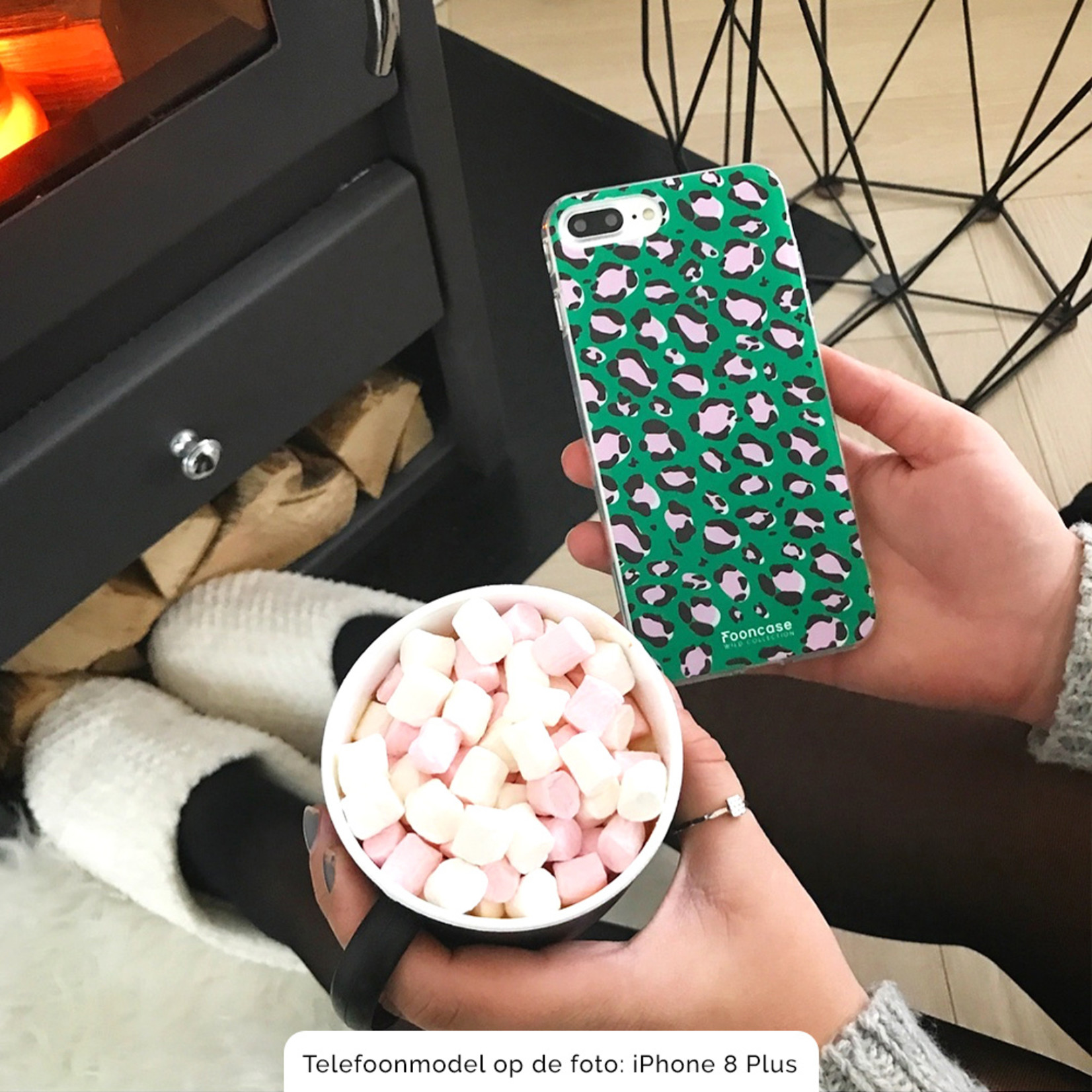 FOONCASE Iphone 8 - WILD COLLECTION / Verde