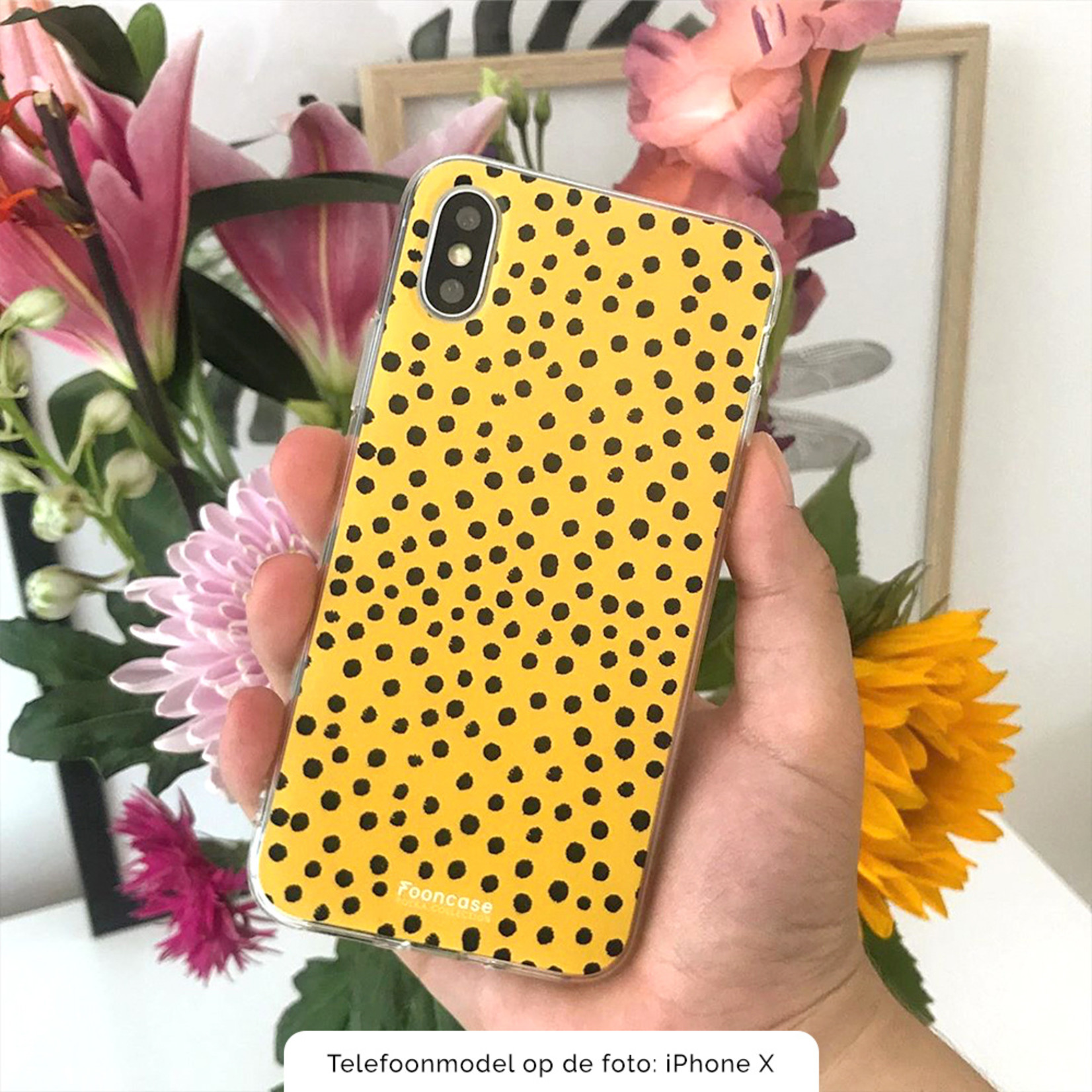 FOONCASE Iphone 7 - POLKA COLLECTION / Ocher Yellow