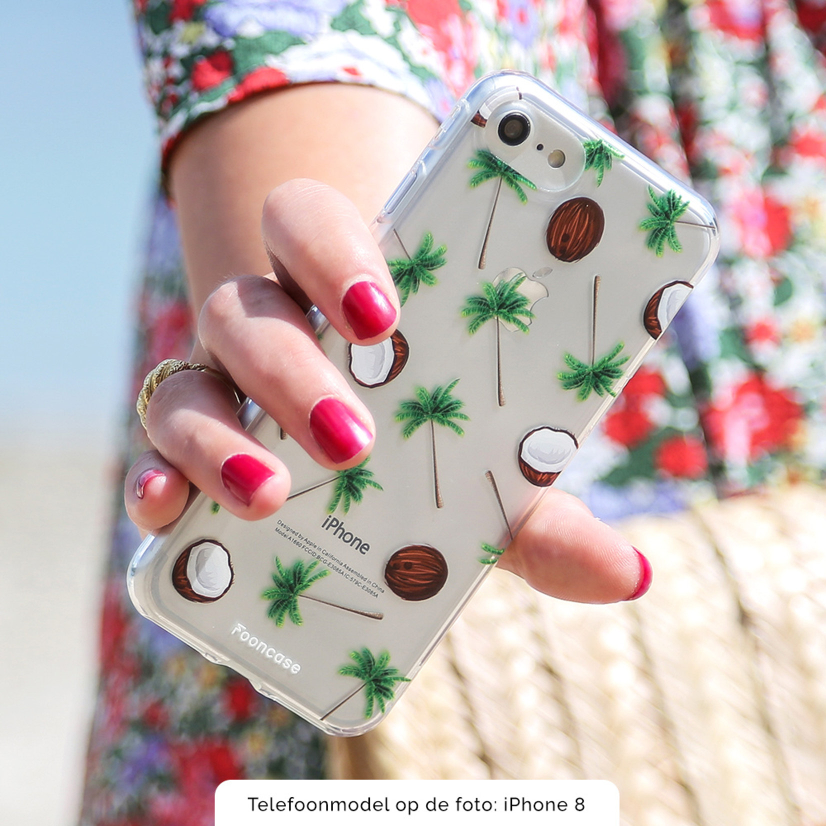 FOONCASE Iphone 8 Plus Cover - Coco Paradise