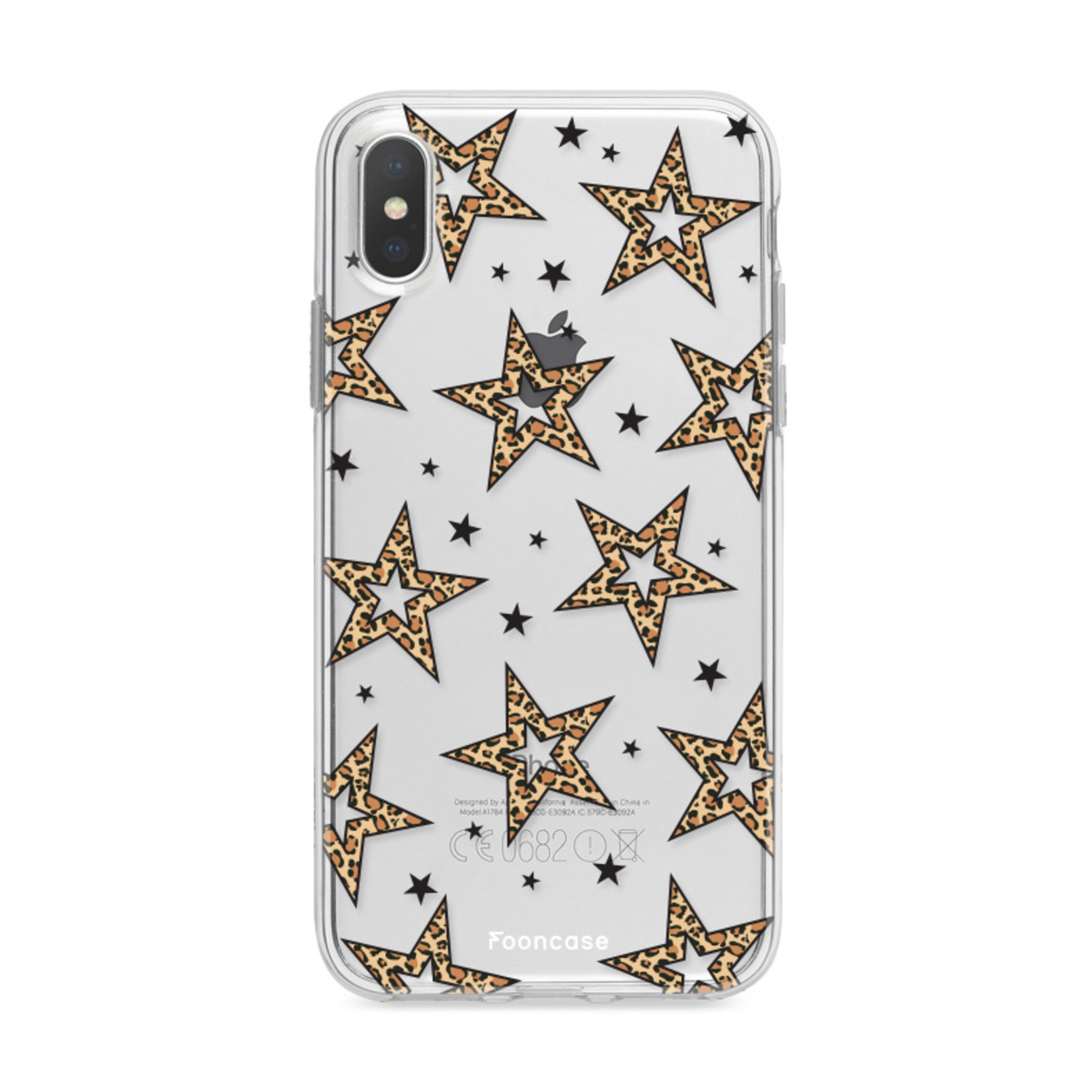 Iphone XS Case - Rebell Stars Transparent