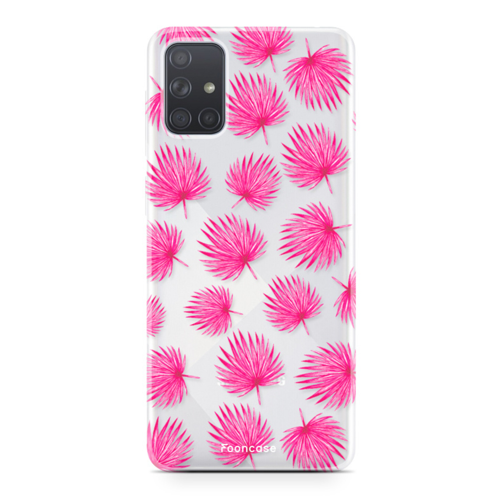 Samsung Galaxy A51 Cover - Foglie rosa