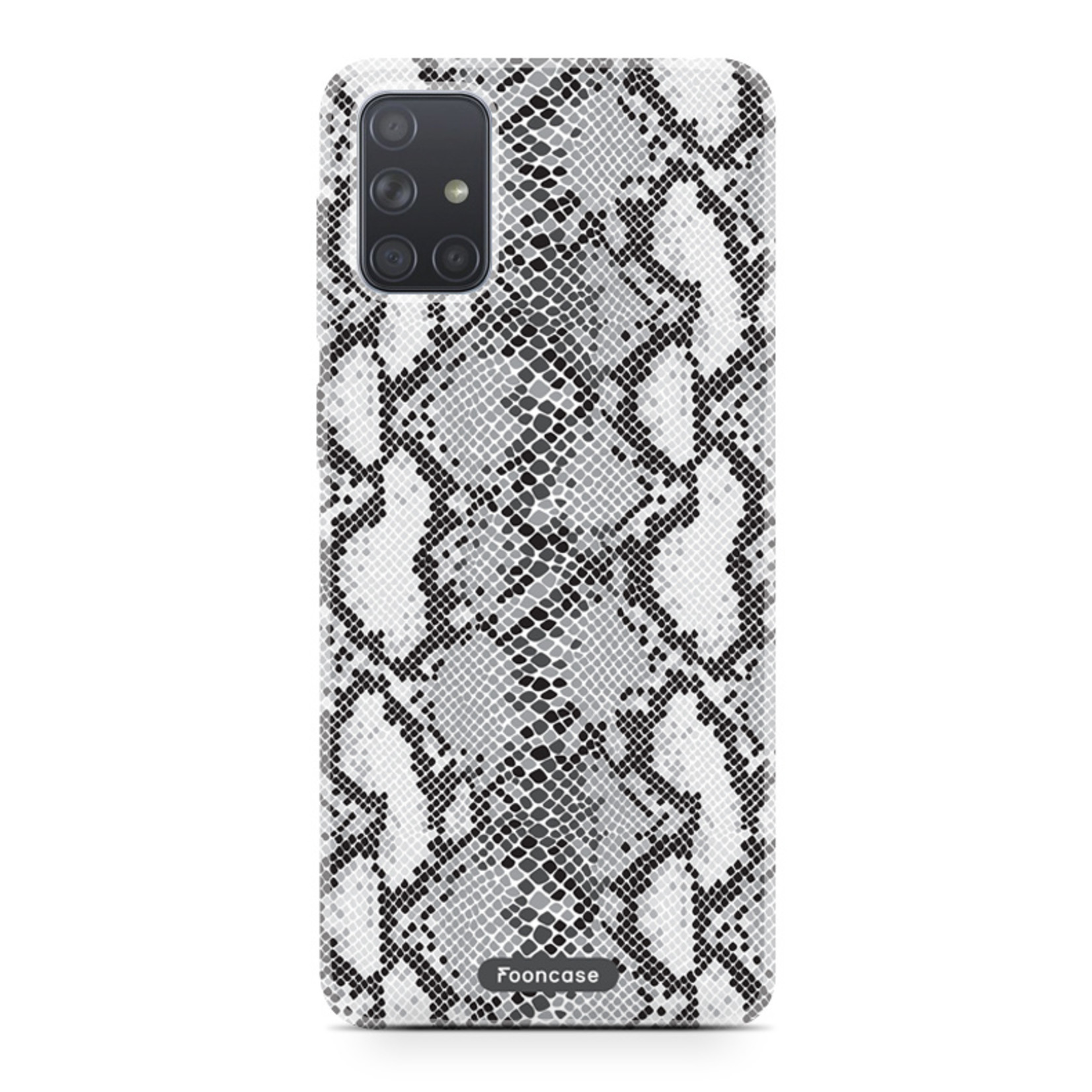 Fooncase Hoesje Geschikt voor Samsung Galaxy A51 - Shockproof Case - Back Cover / Soft Case - Snake it / Slangen print