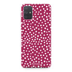 Samsung Galaxy A71 - POLKA COLLECTION / Rood