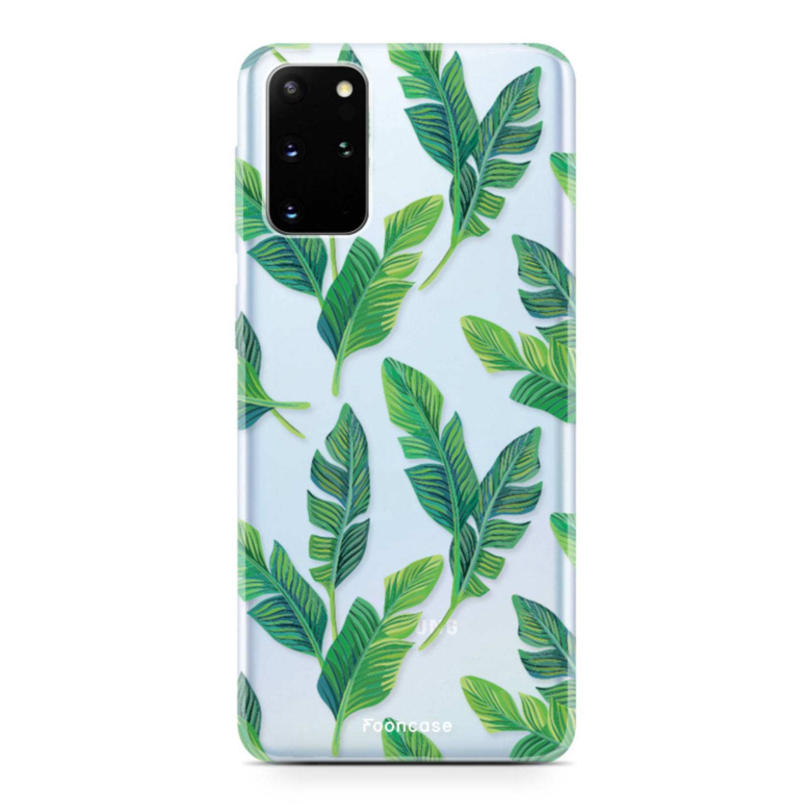 FOONCASE Samsung Galaxy S20 Plus Case - Banana leaves