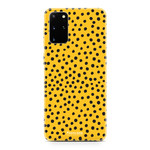 FOONCASE Samsung Galaxy S20 Plus - POLKA COLLECTION / Oker Geel