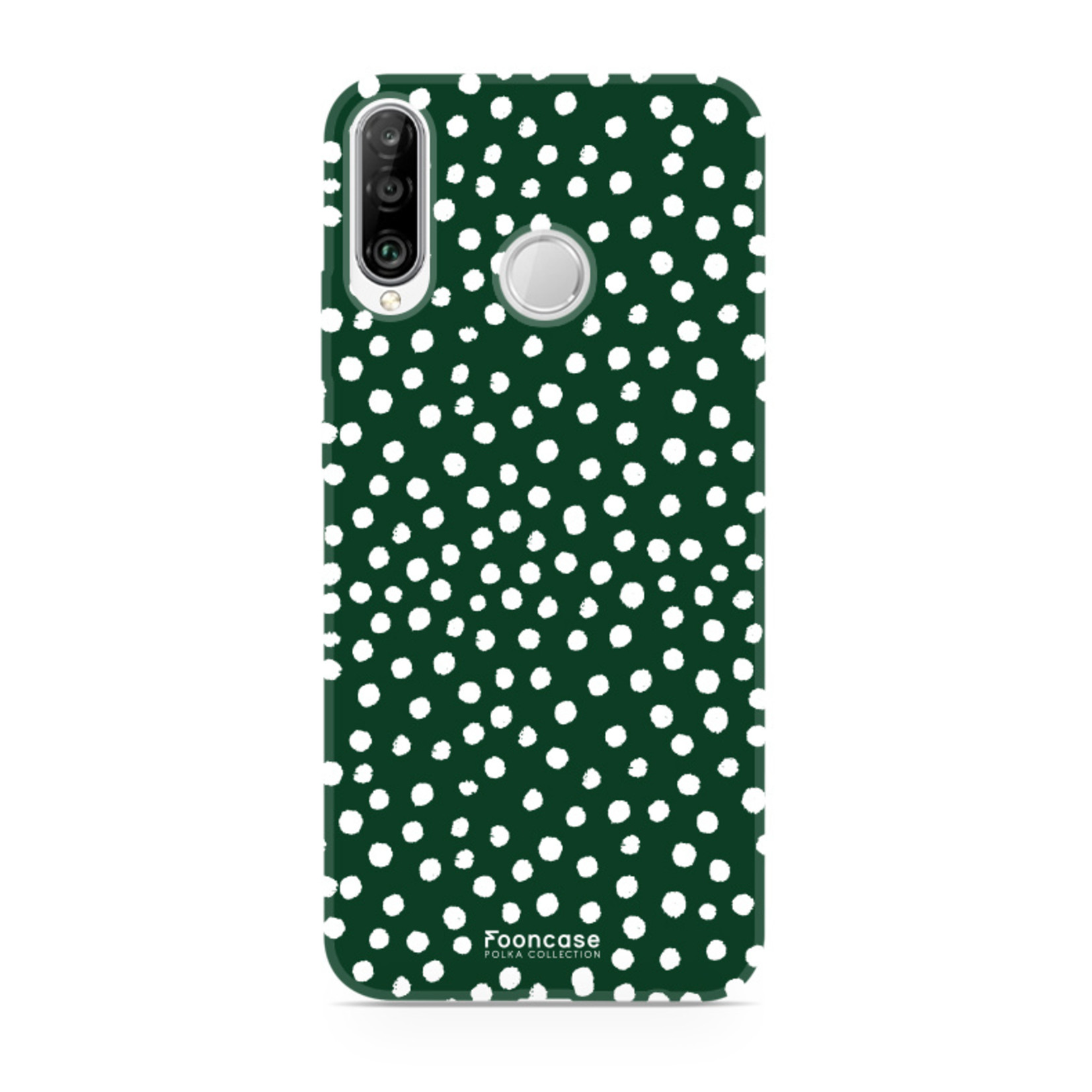 FOONCASE Huawei P30 Lite - POLKA COLLECTION / Green