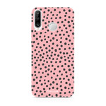FOONCASE Huawei P30 Lite - POLKA COLLECTION / Pink