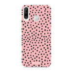 FOONCASE Huawei P30 Lite - POLKA COLLECTION / Rosa