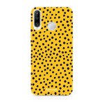 FOONCASE Huawei P30 Lite - POLKA COLLECTION / Giallo ocra